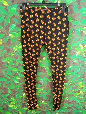 👻 Just One Candy Corn Halloween Leggings
